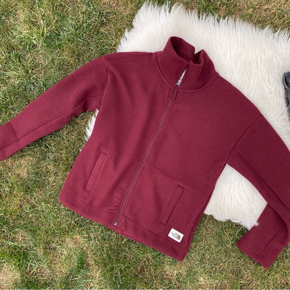 The North Face Woven Sibley Zip Front Jacket medium - Picture 2 of 6